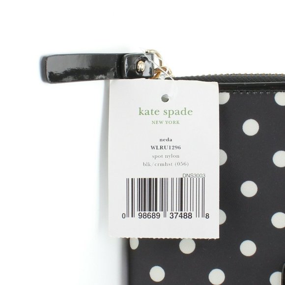 Kate Spade Black and White Polka Dot Wallet - Picture 3 of 7